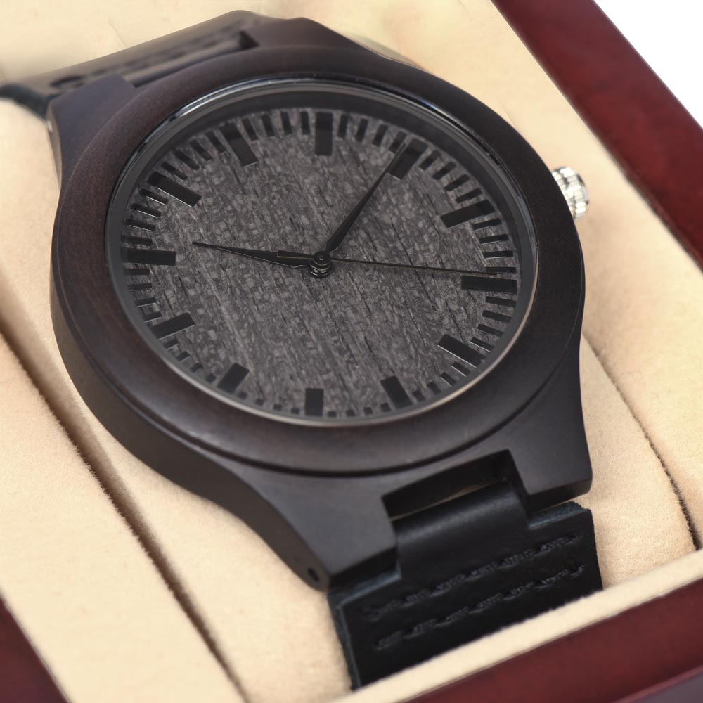 LebombaGifts® Timeless Boldness Collection: Wooden Watch