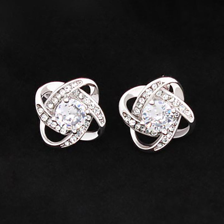 LebombaGifts® Love Knot Earrings | Companion Earrings (Necklace Set Only)